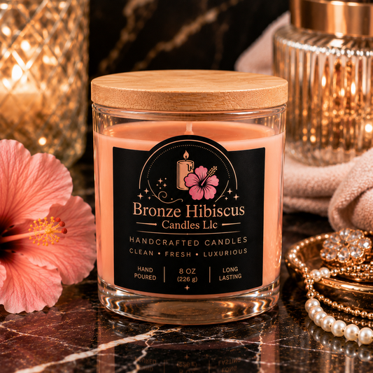 Luxury 8 oz Soy Wax Candles
